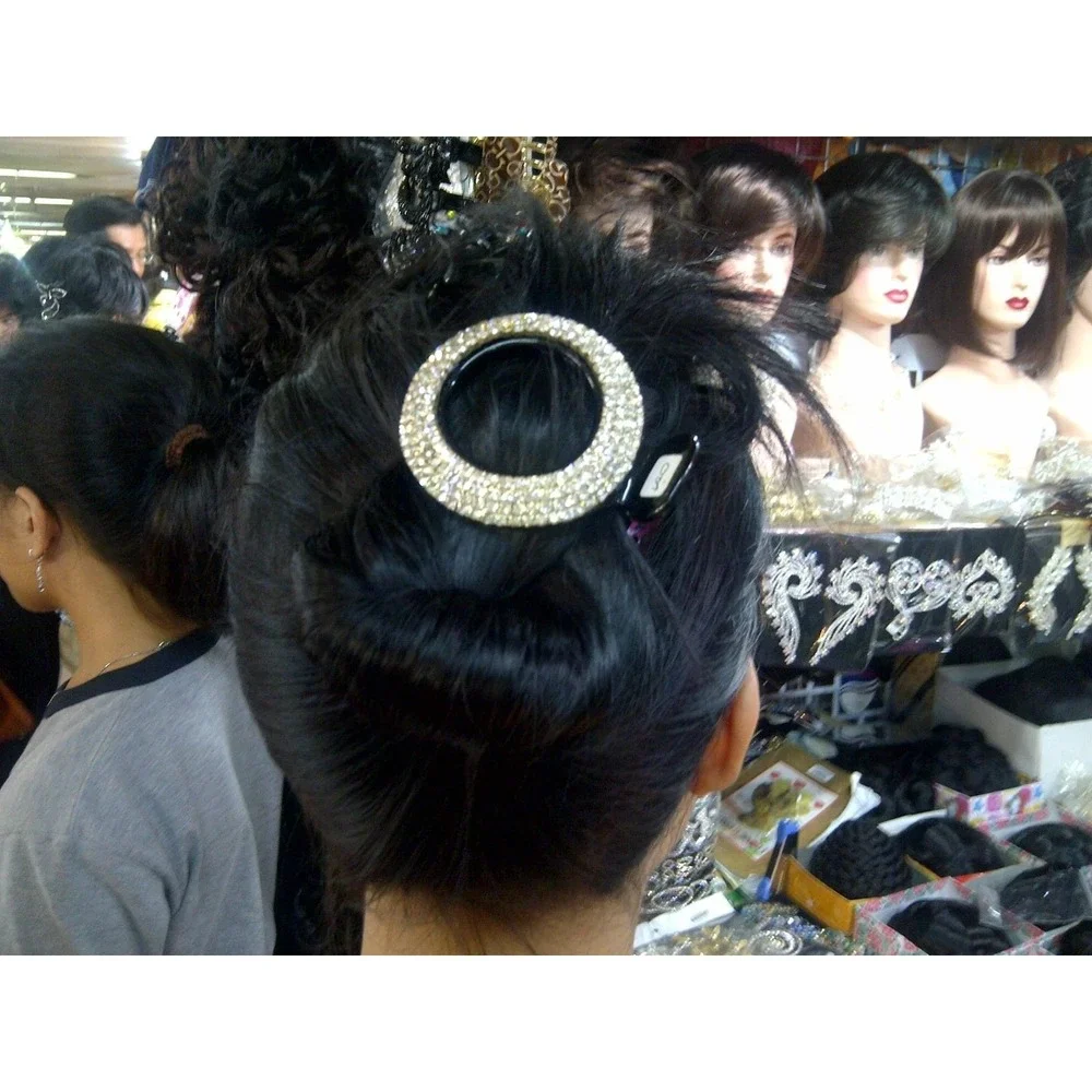 Brand New Gorgeous Hair Clip with Shinny Rhinestone Jewelry Accessories US Selle